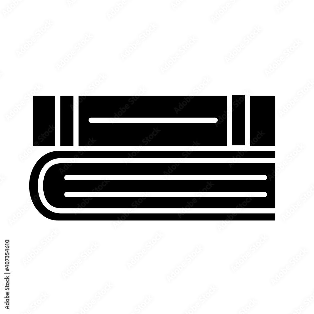 book on other book silhouette style icon vector design book on other book silhouette style icon vector design