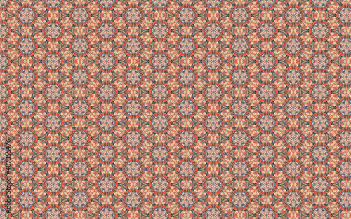 Floral pattern in pastel colors.