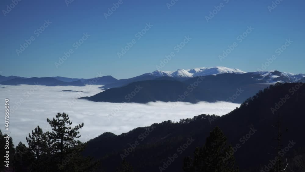 Pan Along Metsovo- And Pindos Mountains, Despotis Flat, Greece Pan Along Metsovo- And Pindos Mountains, Despotis Flat, Greece