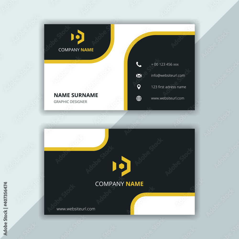 Modern and Clean Business Card Template Modern and Clean Business Card Template