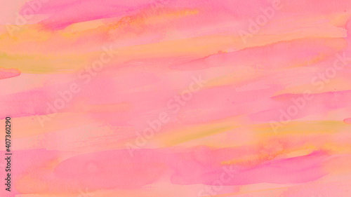 動画背景素材壁紙水彩模様質感のあるピンク