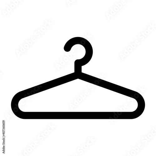 clothes hanger icon vector
