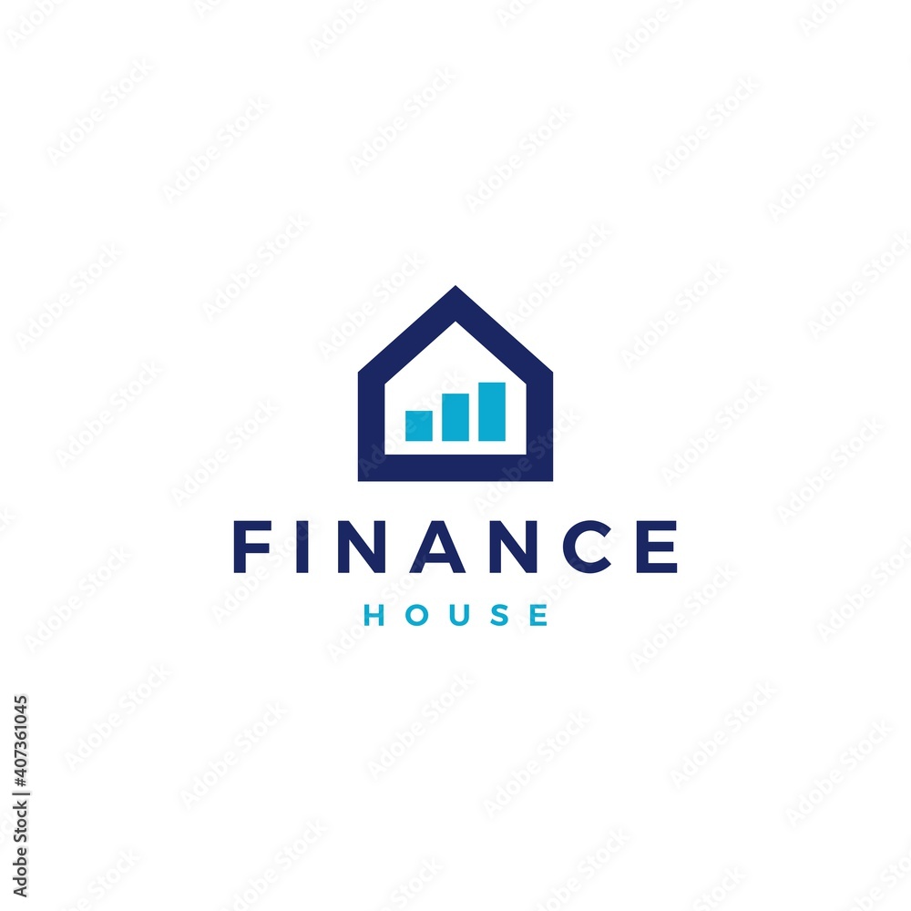 finance financial house home mortgage investment logo vector icon illustration finance financial house home mortgage investment logo vector icon illustration