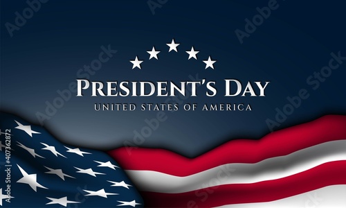 President's Day Background Design. Vector Illustration.