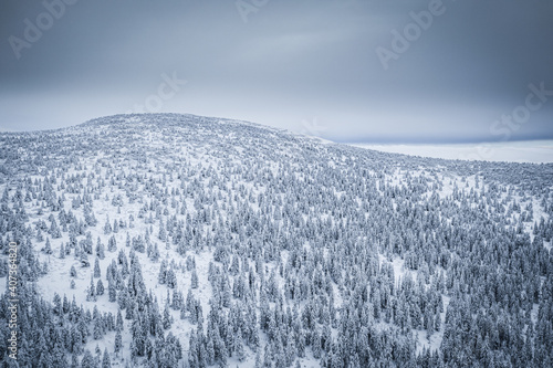 Krokonose mountains is located in northeastern Bohemia and in the south of the Polish part of Silesia. The highest mountain in the Giant Mountains and the whole of the Czech Republic is Snezka 1603m.