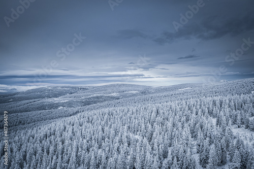 Krokonose mountains is located in northeastern Bohemia and in the south of the Polish part of Silesia. The highest mountain in the Giant Mountains and the whole of the Czech Republic is Snezka 1603m.