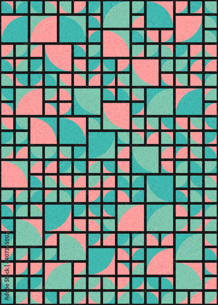 Abstract Geometric Pattern generative computational art illustration Abstract Geometric Pattern generative computational art illustration