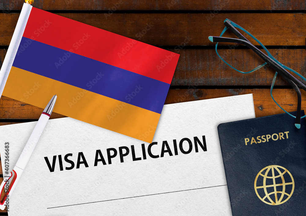 Flag Of Armenia Visa Application Form And Passport On Table Stock Photo Adobe Stock flag-of-armenia-visa-application-form-and-passport-on-table-stock-photo-adobe-stock