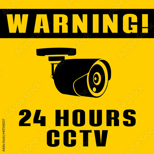 security camera icons, video surveillance, cctv sign set

