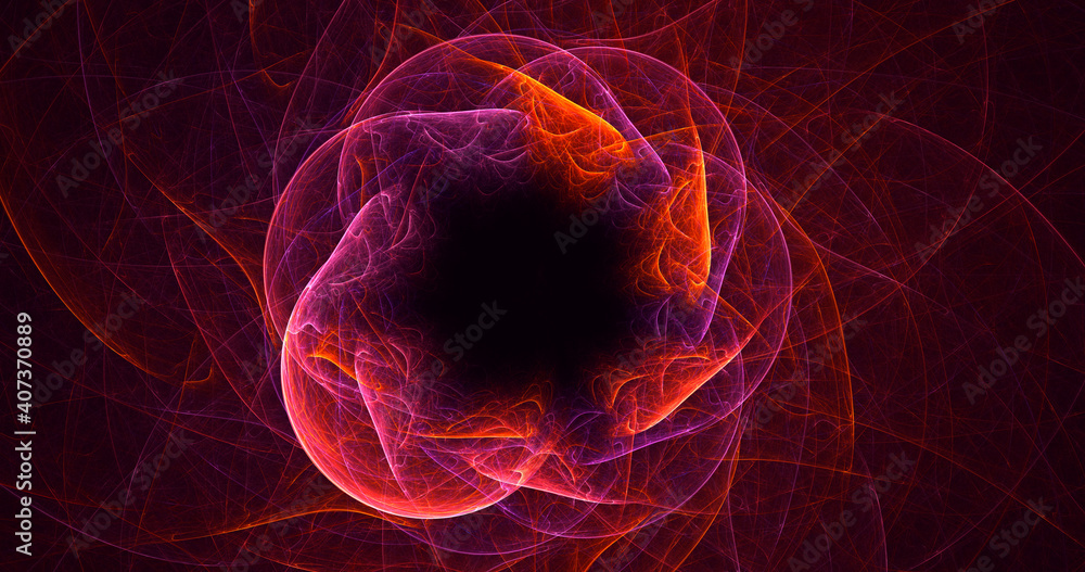 3D rendering abstract round light background 3D rendering abstract round light background