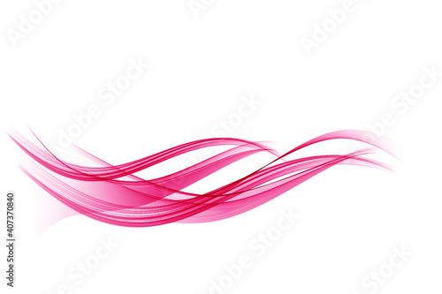 抽象的なピンク色の曲線