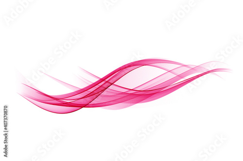 抽象的なピンク色の曲線
