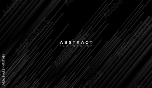 abstract dark background with shiny lines, particle. . vector design template for banner, advertising, poster, cover.