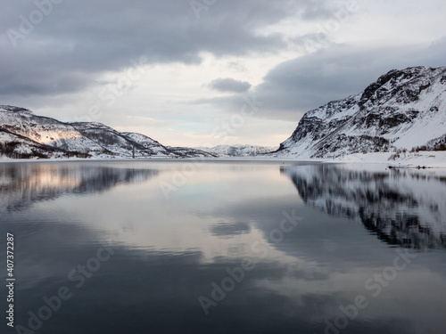 Brücke von Kafjord, Alta, Norwegen