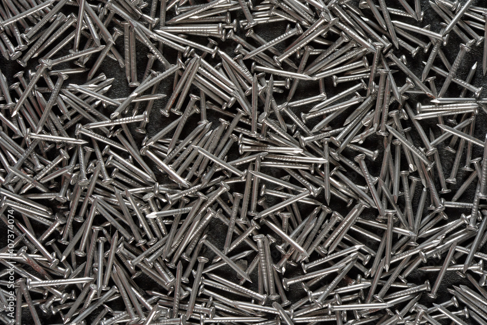 Many nails background