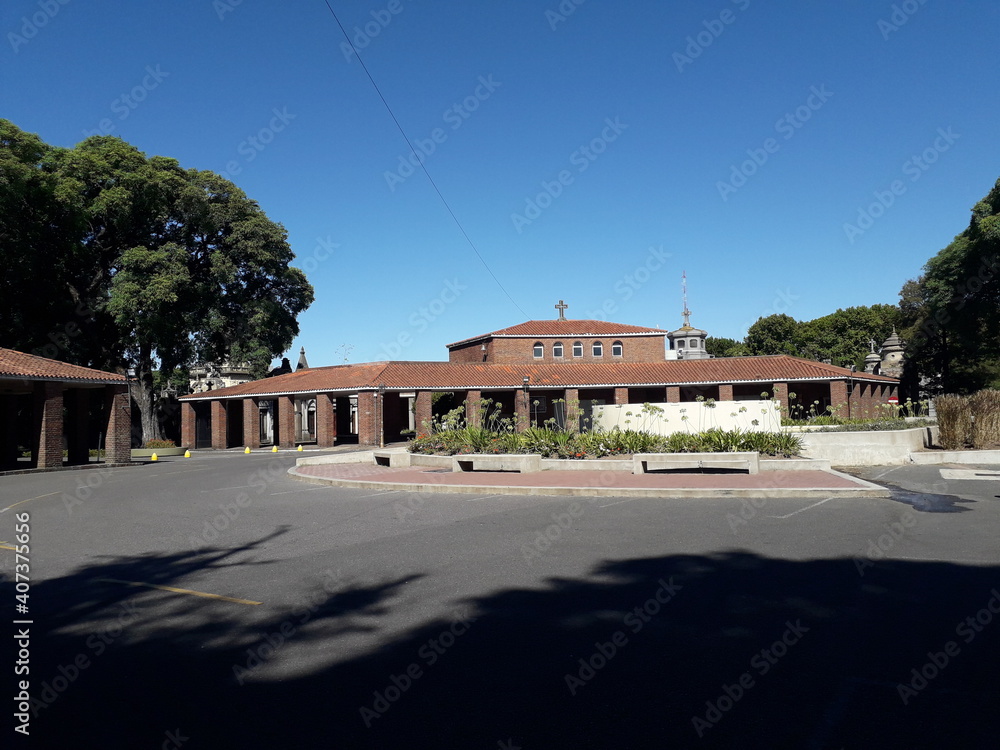 Obraz premium Cementerio Chacarita Iglesia