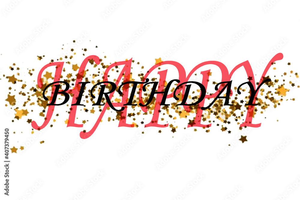 Obraz premium happy birthday to you.