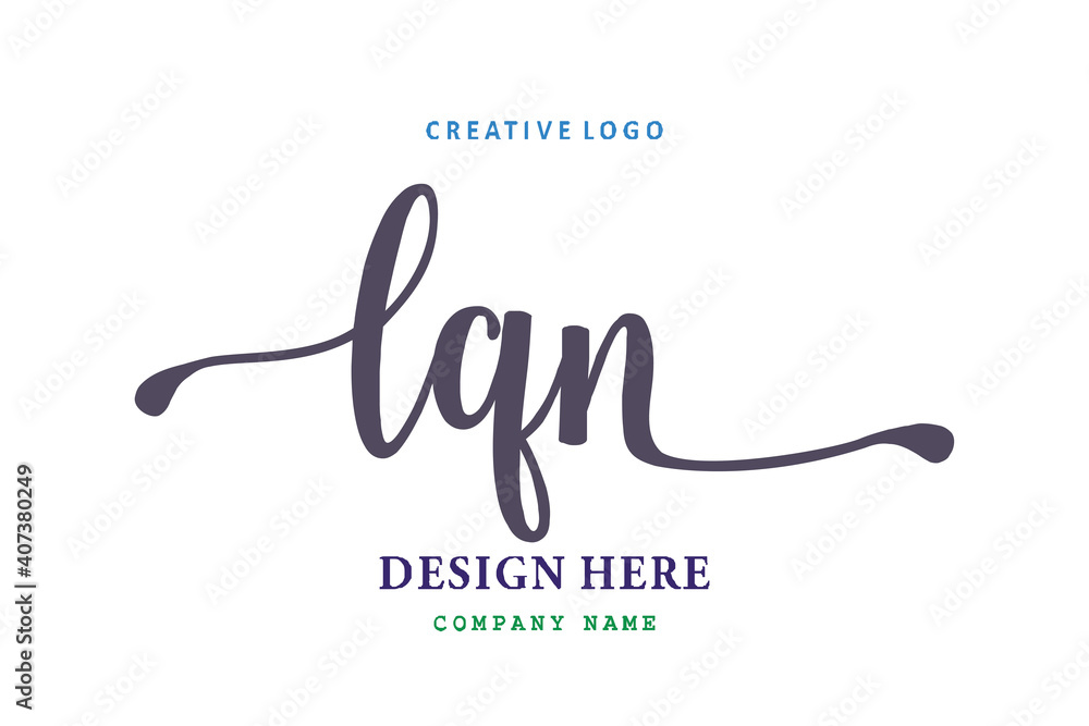 LQN lettering logo is simple, easy to understand and authoritative LQN lettering logo is simple, easy to understand and authoritative