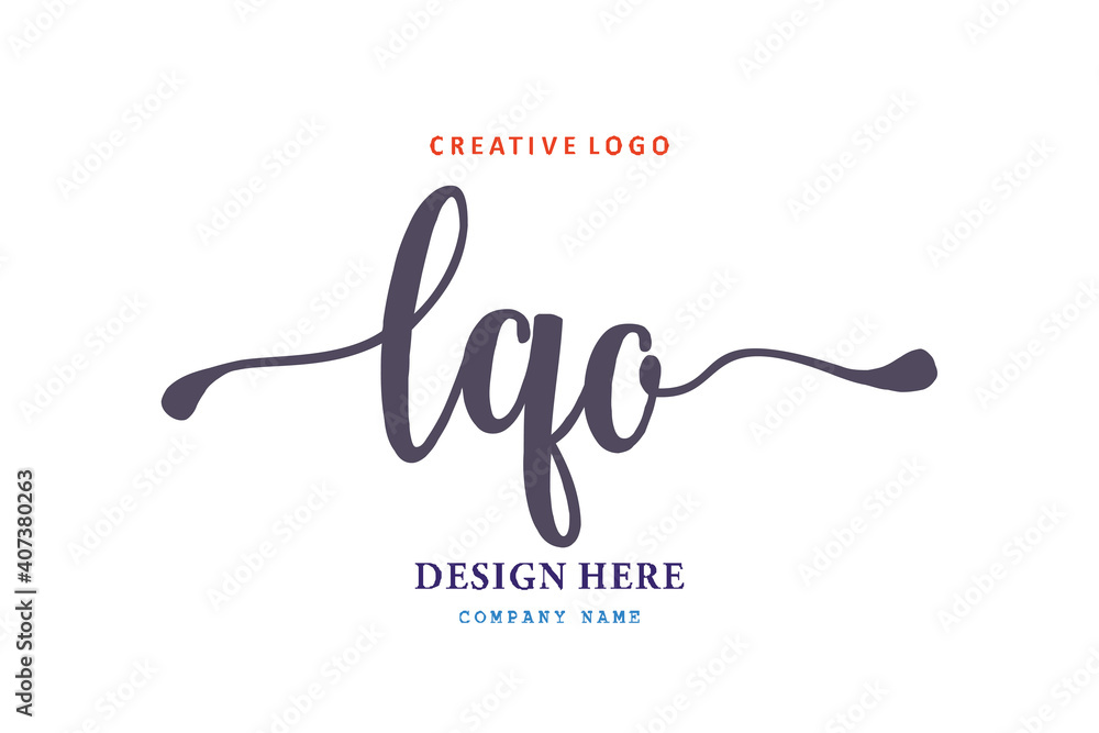 LQO lettering logo is simple, easy to understand and authoritative LQO lettering logo is simple, easy to understand and authoritative