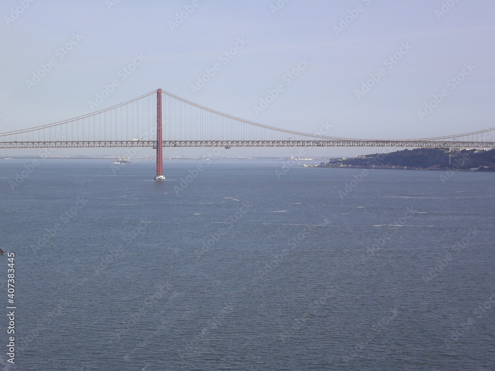 Fototapeta premium Pont du 25 avril, Lisbonne