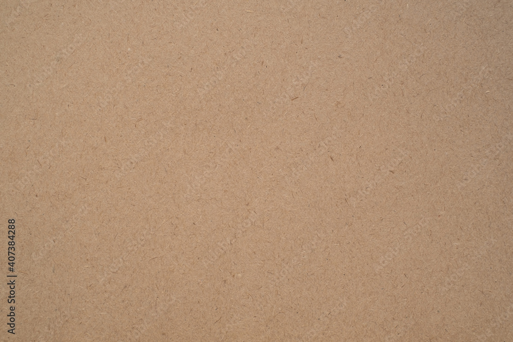 Fototapeta premium Blank background from clean light craft paper (cardboard, parchment) of rectangular size and horizontal orientation.