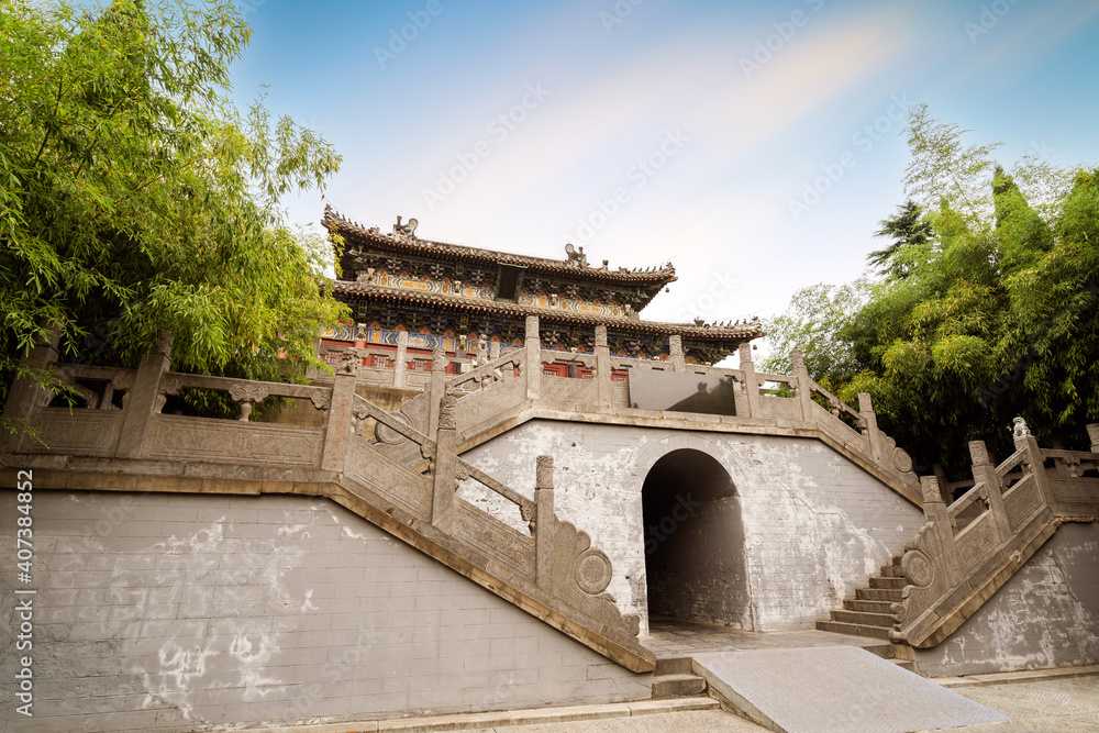 White Horse Temple is the first government-run temple built after Buddhism was introduced to China, Luoyang, China.