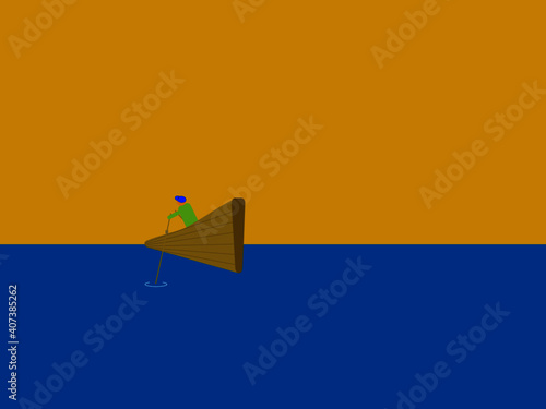 Boat on the sea