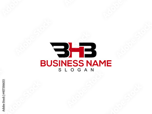 Creative BHB logo Letter design photo