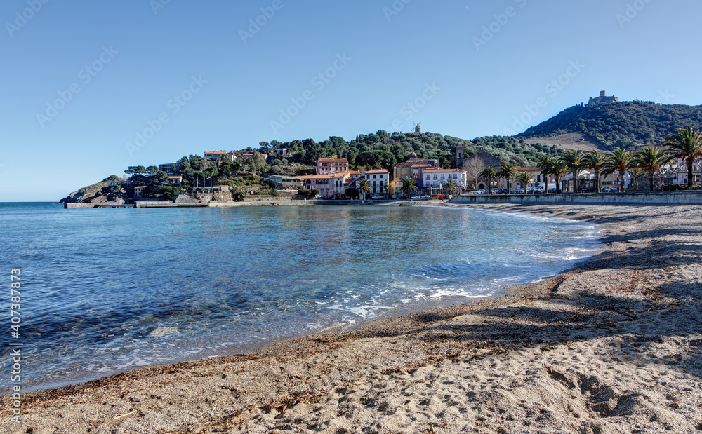 Fototapeta premium Paysages de Collioure dans le département des Pyrénées-Orientales - Région Occitanie