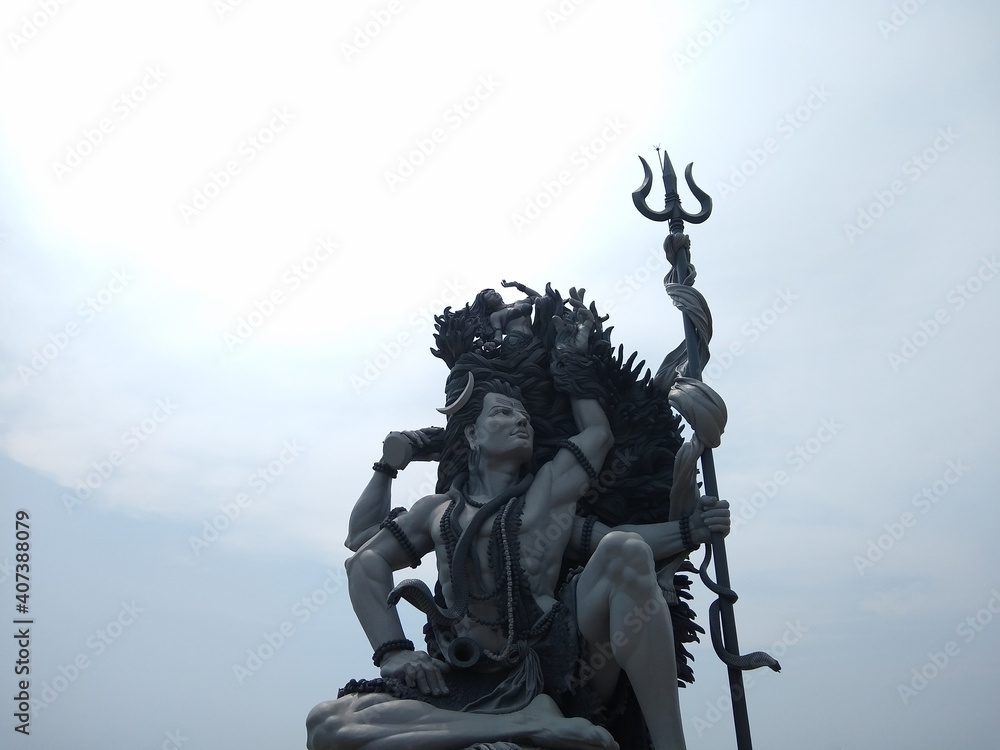 Lord Siva sculpture, Aazhimala Siva Temple Thiruvananthapuram Kerala