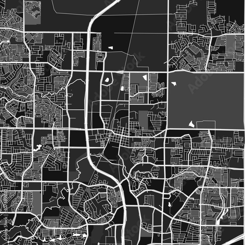 Frisco, UnitedStates dark vector art map photo