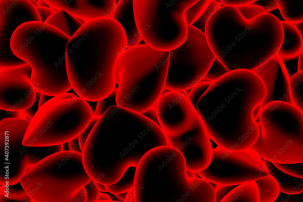 Background hearts Background hearts