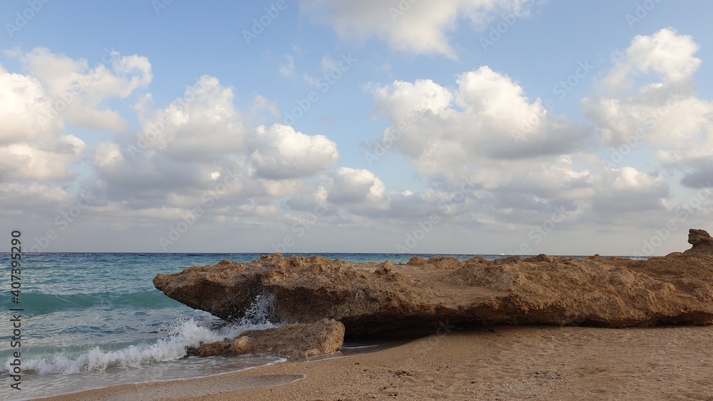 beach and rocks