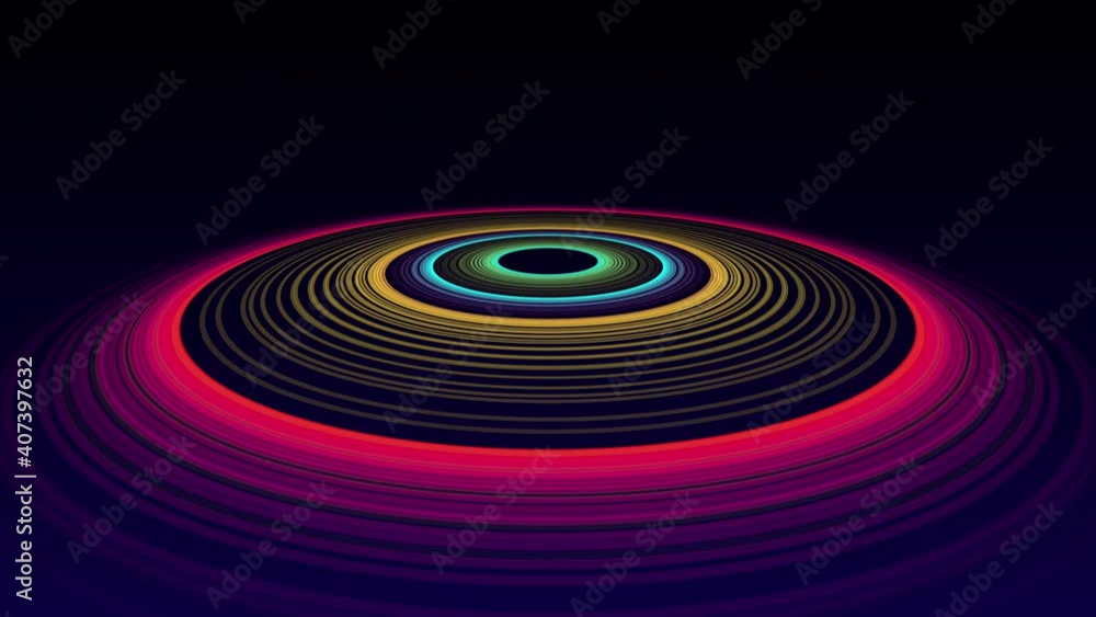 Abstract background with bright colored circles in 4k video. Abstract background with bright colored circles in 4k video.