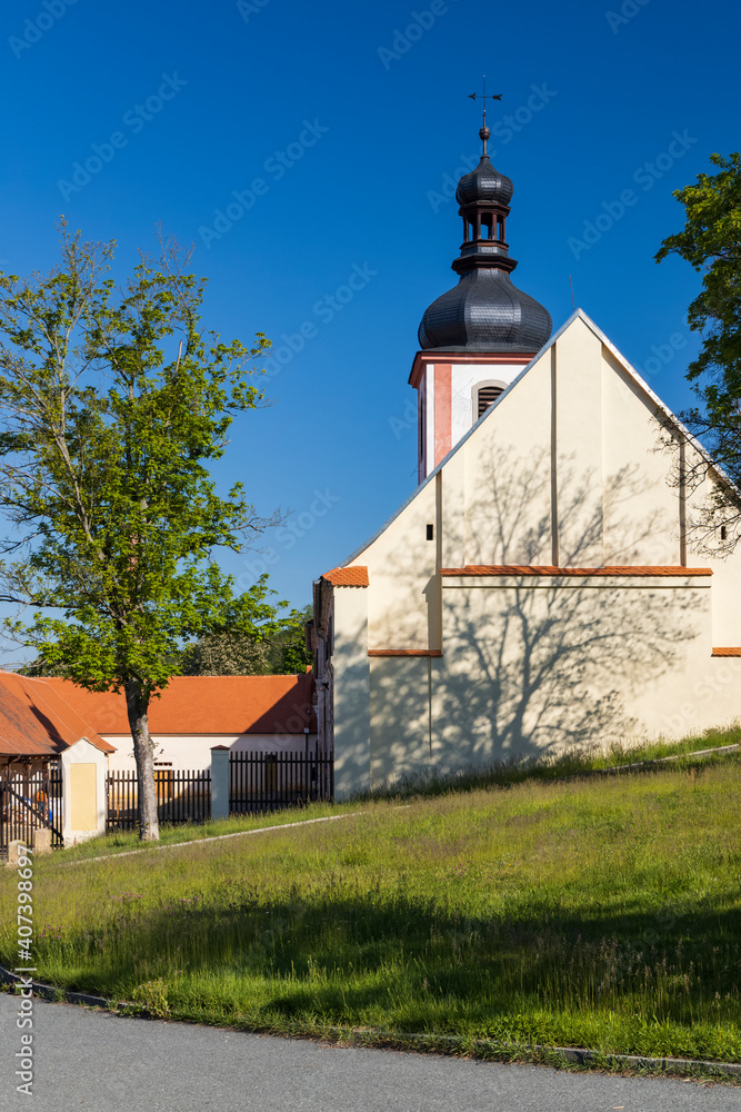 Baroque cistercian Plasy monastery, Plzen region, Czech Republic