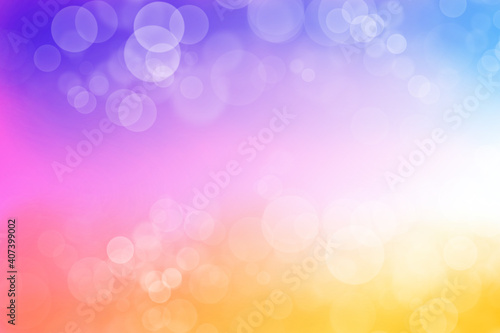 Abstract pink-blue-yellow background with space for text. Perfect for print design for textile, poster, greeting card, invitation. © Lida