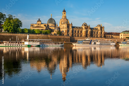 Obraz na płótnie Old Europe,Germany, Dresden, Labe river, Elbe Valley w salonie