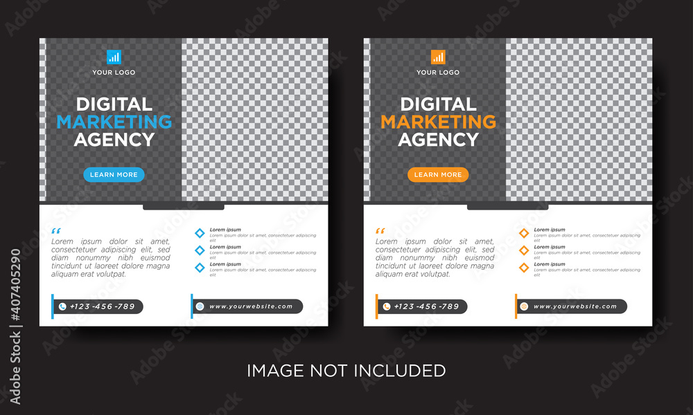 Flyer or Social Media Post Template Themed Business Agency