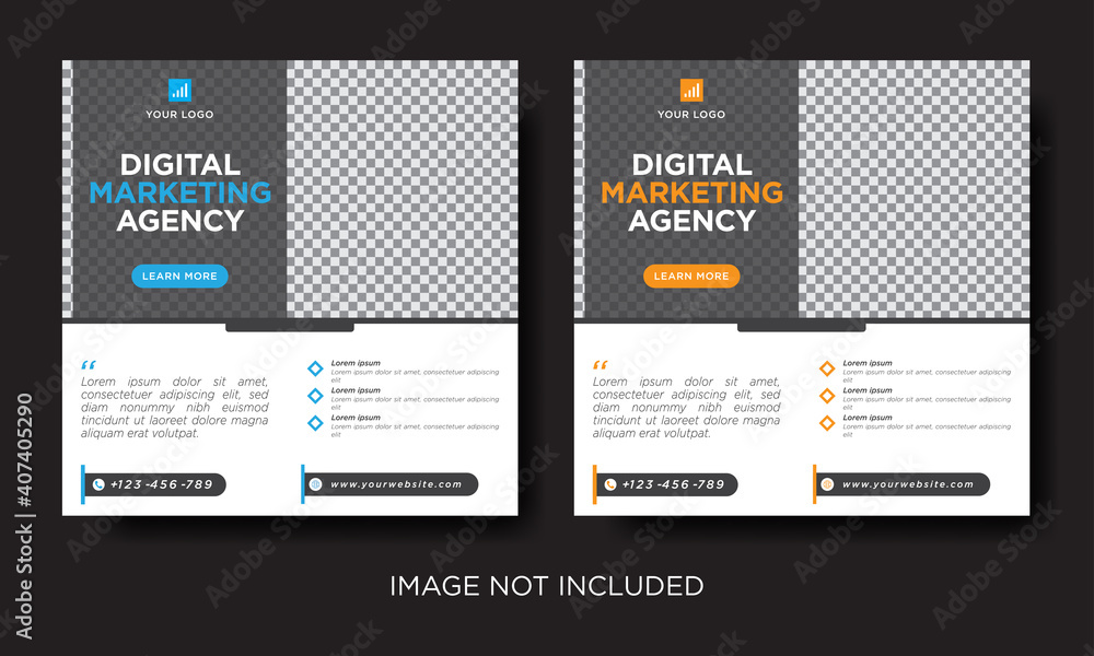 Flyer or Social Media Post Template Themed Business Agency Flyer or Social Media Post Template Themed Business Agency