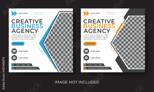 Flyer or Social Media Post Template Themed Business Agency