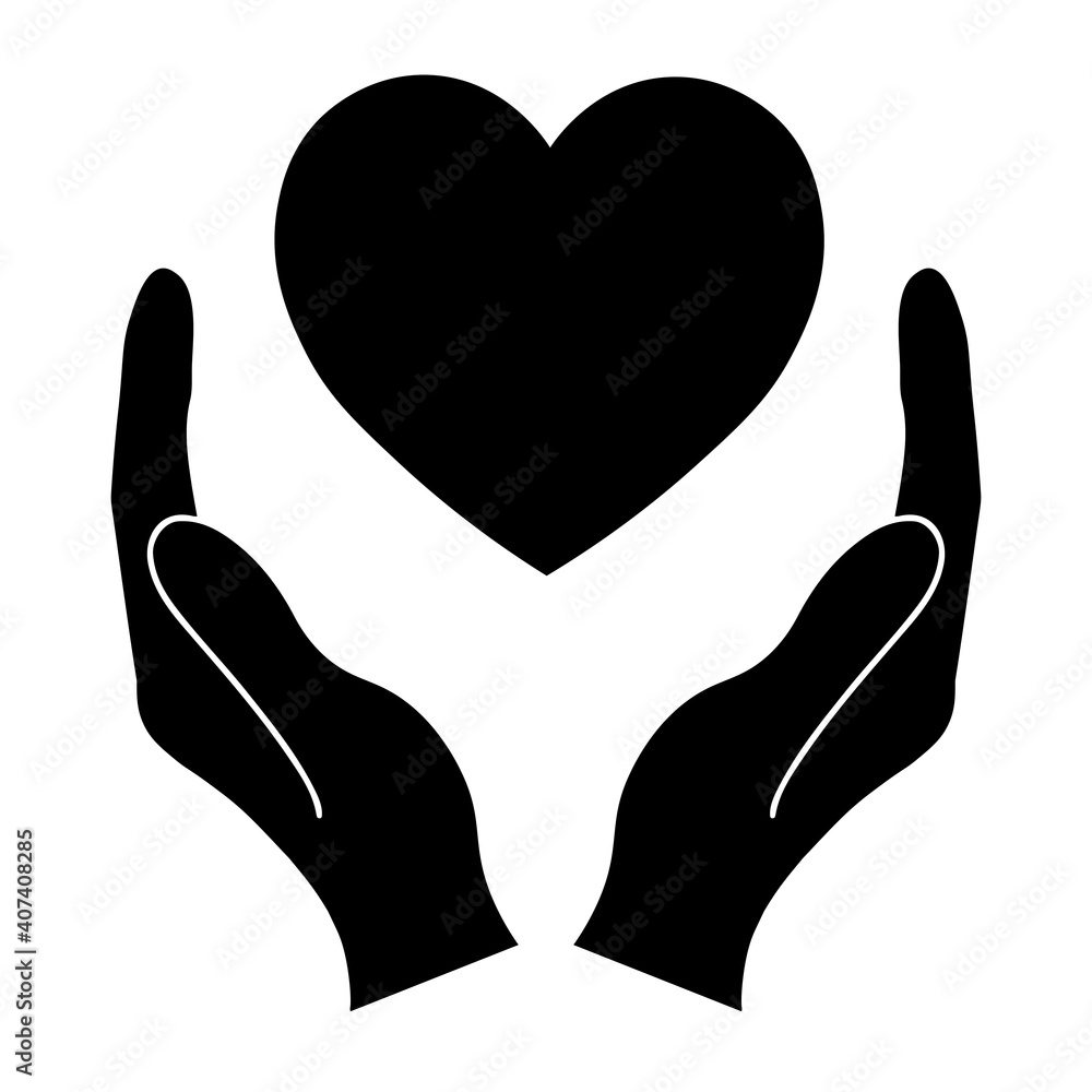 Simple illustration of heart icon for St. Valentines Day Simple illustration of heart icon for St. Valentines Day