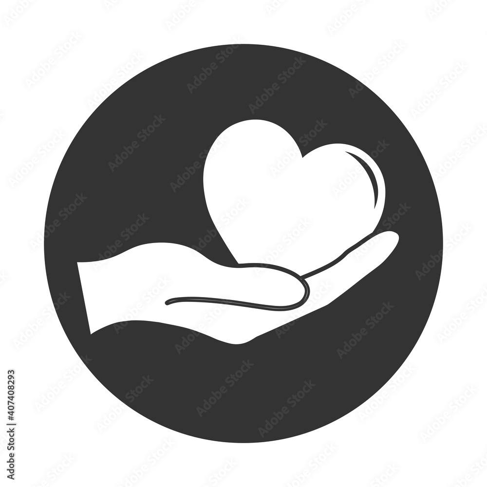 Simple illustration of heart icon for St. Valentines Day Simple illustration of heart icon for St. Valentines Day