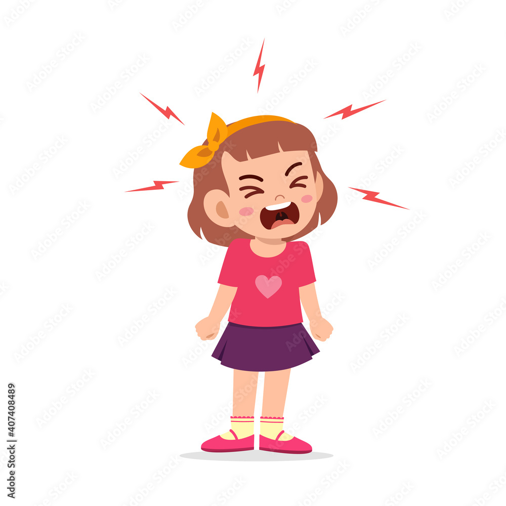 little girl tantrum and scream very loud little girl tantrum and scream very loud