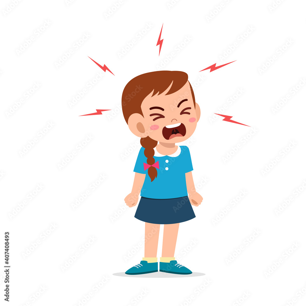 little girl tantrum and scream very loud little girl tantrum and scream very loud