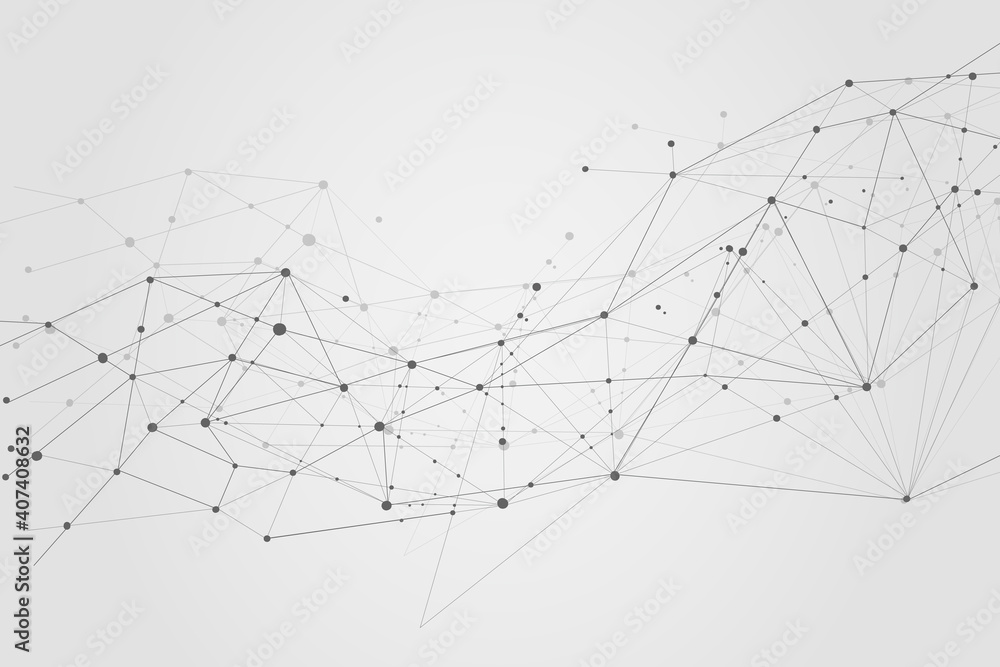 Abstract connecting dots, Polygonal background, technology design, vector illustration Abstract connecting dots, Polygonal background, technology design, vector illustration