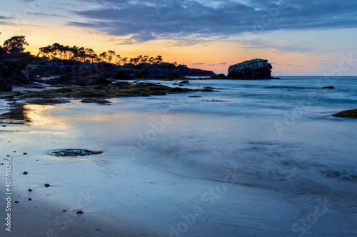 Trengandin beach  Noja  Cantabria  Spain.