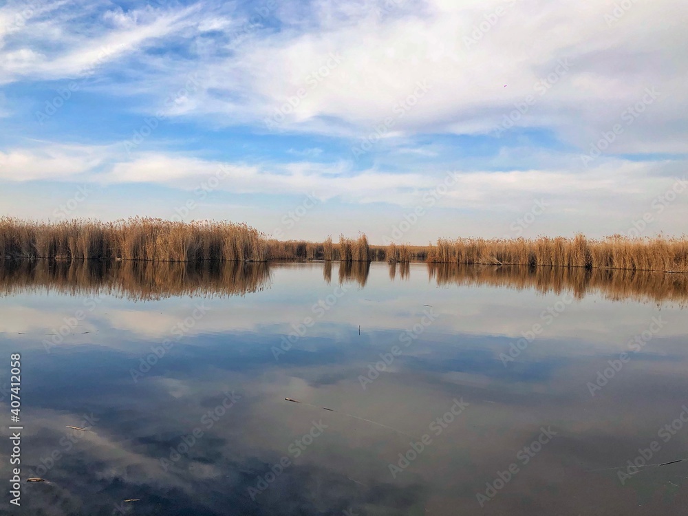 The sky in the lake The sky in the lake