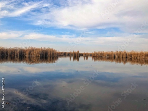 The sky in the lake