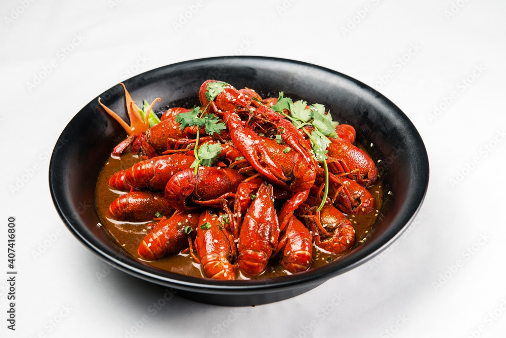 Asian gourmet crayfish