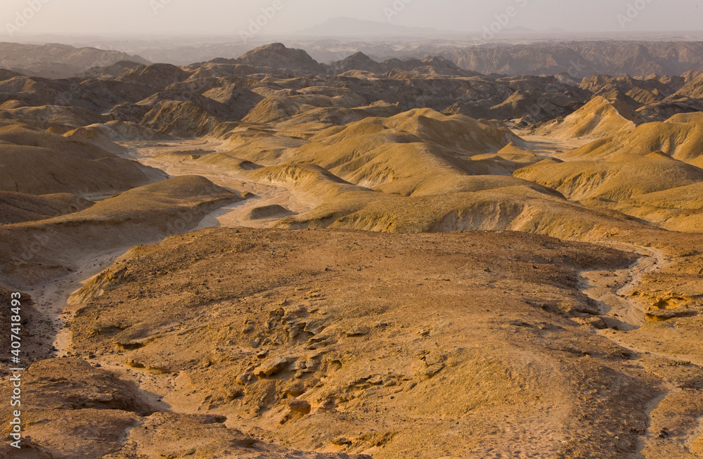 Fototapeta premium Paisaje lunar Swakopmund Desierto Namib Namibia